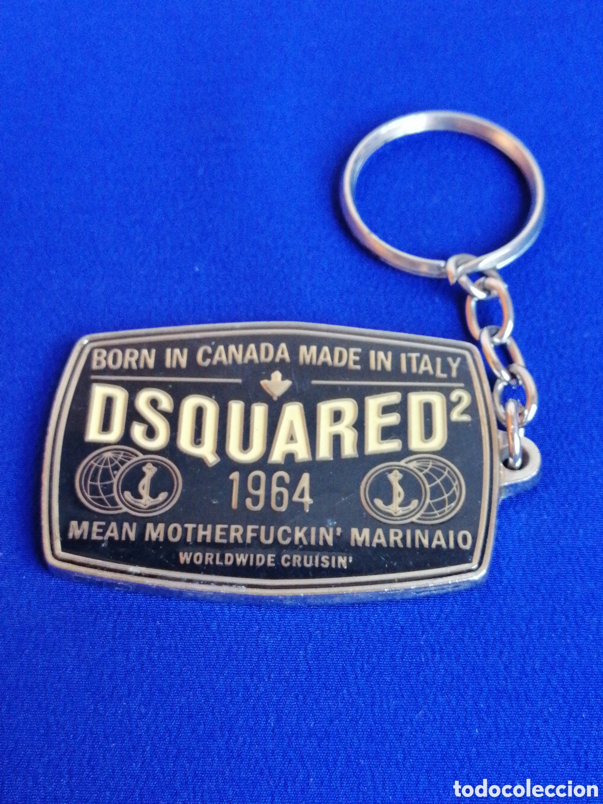 Colecionismo de porta-chaves: DSQUARED2 PUBLICIDAD CINTURONES BORN IN CANADA MADE IN ITALY