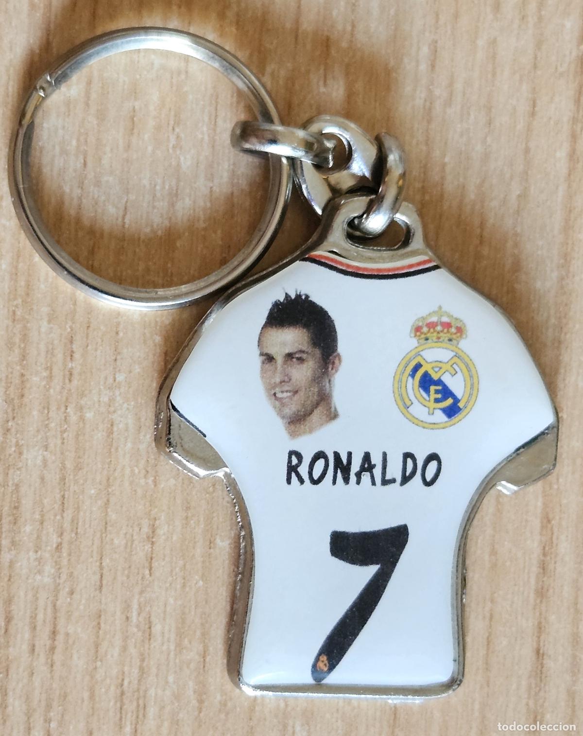 Coleccionismo de llaveros: Llavero de f&uacute;tbol Real Madrid, camiseta de Cristiano Ronaldo