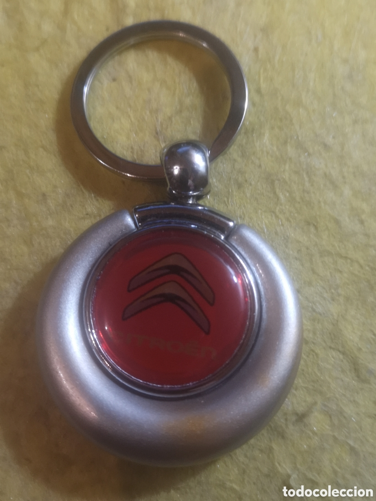 Coleccionismo de llaveros: LLAVERO CITROEN - PLATEADO REDONDO