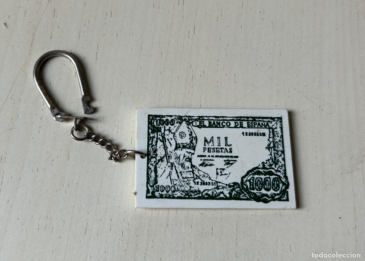 Coleccionismo de llaveros: Llavero BILLETE DE MIL PESETAS