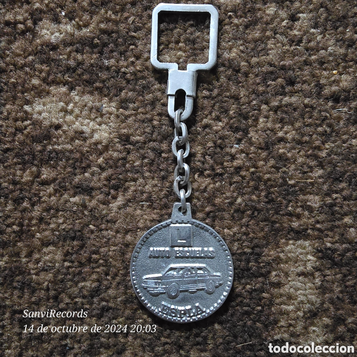 Collection of Keychains: LLAVERO AUTO ESCUELA ESPLA (EL CAMPELLO - ALICANTE)