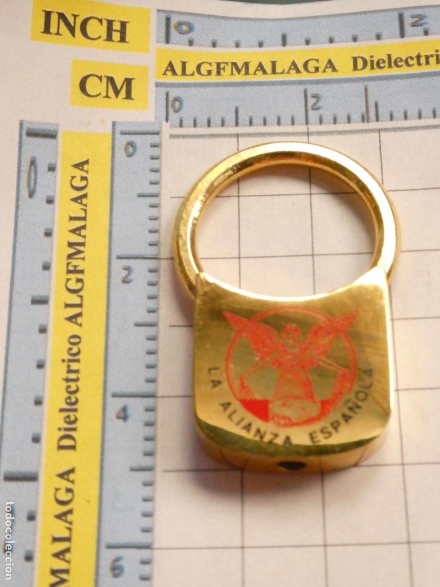 Collezionismo di Portachiavi: LLAVERO DE SEGUROS ASEGURADORAS LA UNI&Oacute;N DEL F&Eacute;NIX. M&Aacute;LAGA