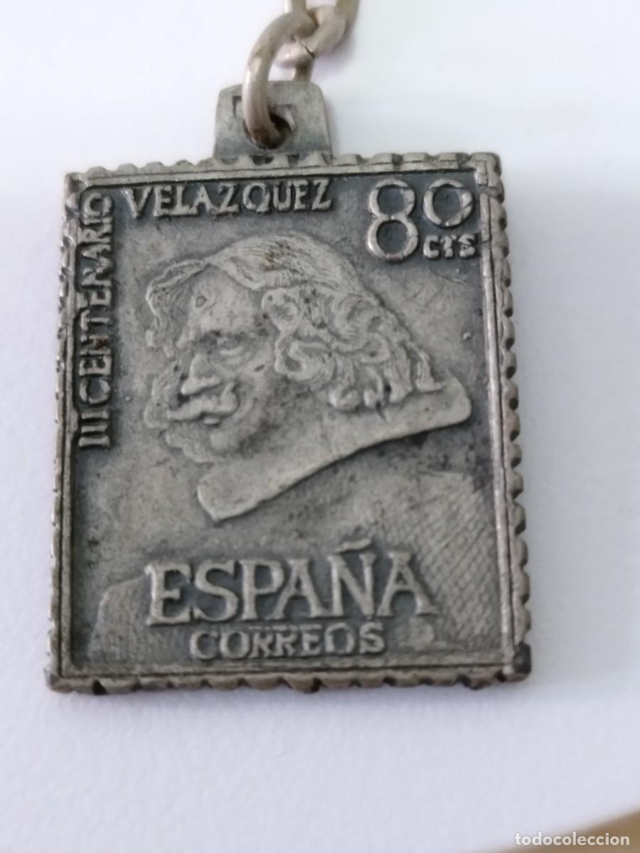 Coleccionismo de llaveros: Llavero vintage III Centenario Vel&aacute;zquez Correos Espa&ntilde;a Certified Iberica S.A.