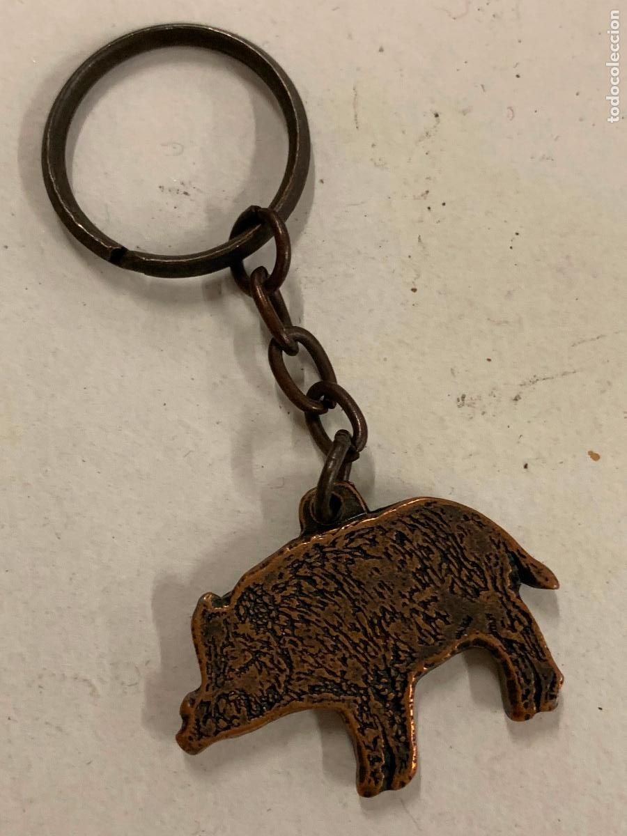 Coleccionismo de llaveros: Antiguo llavero JABALI
