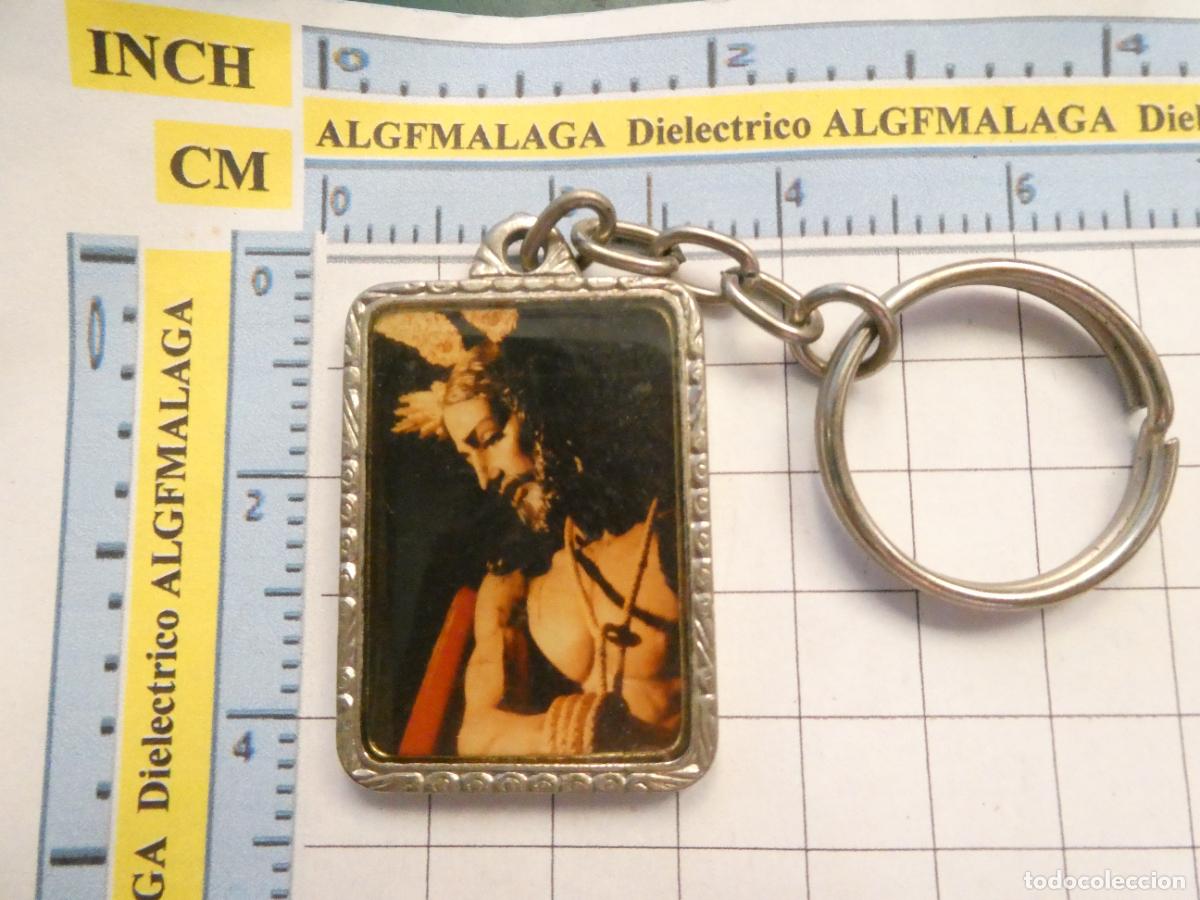 Collection of Keychains: LLAVERO RELIGIOSO SEMANA SANTA. HERMANAD JES&Uacute;S DE LA COLUMNA Y MAR&Iacute;A SANT&Iacute;SIMA O M&Aacute;LAGA