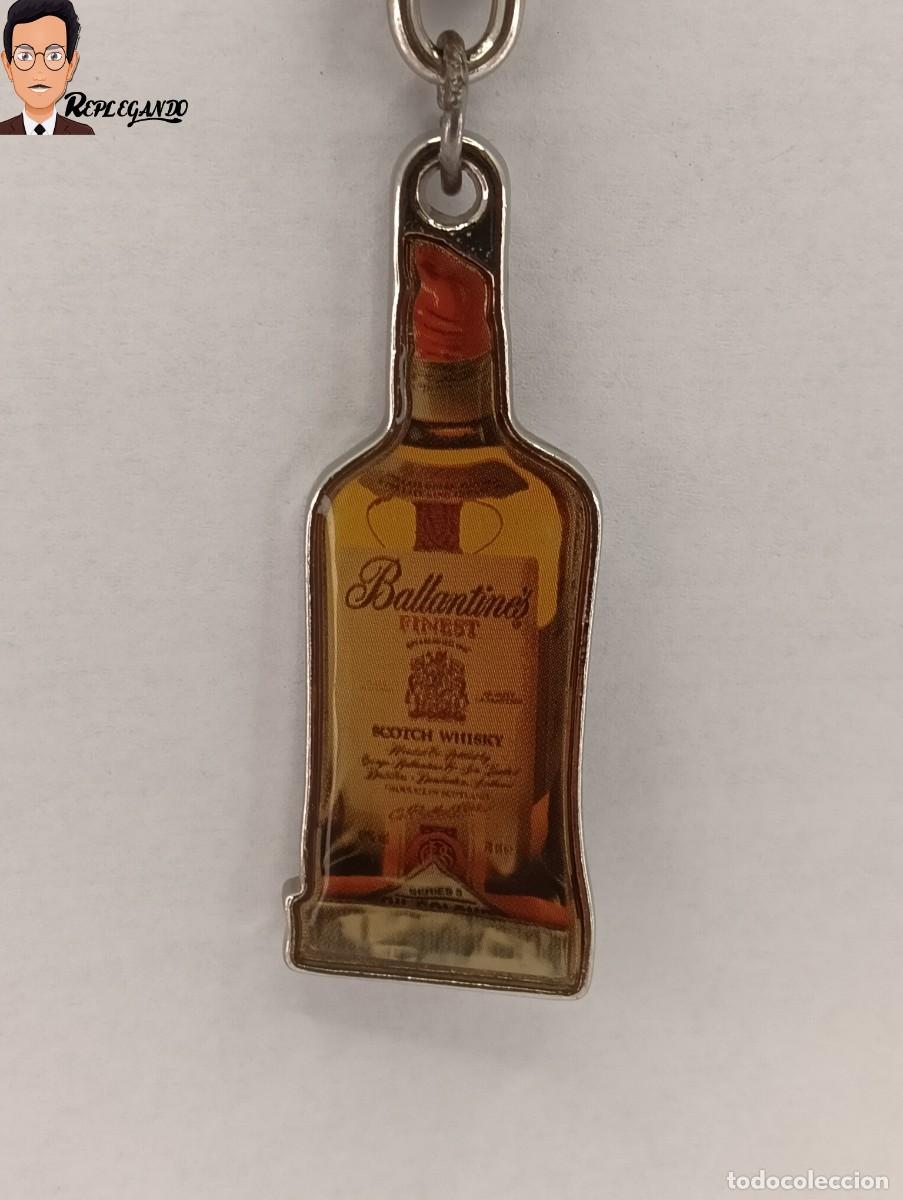 Coleccionismo de llaveros: BOTELLA BALLANTINES WHISKY / PUBLICIDAD - PROMOCIONAL / ANTIGUO LLAVERO VINTAGE A&Ntilde;OS 80 (METAL)