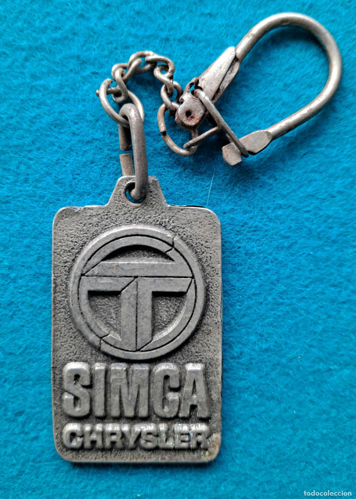 Coleccionismo de llaveros: RW LLAVERO METALICO AUTOMOVIL SIMCA CHRISLER PUBLICIDAD REVERSO PUBLICITARIO VIAUTO