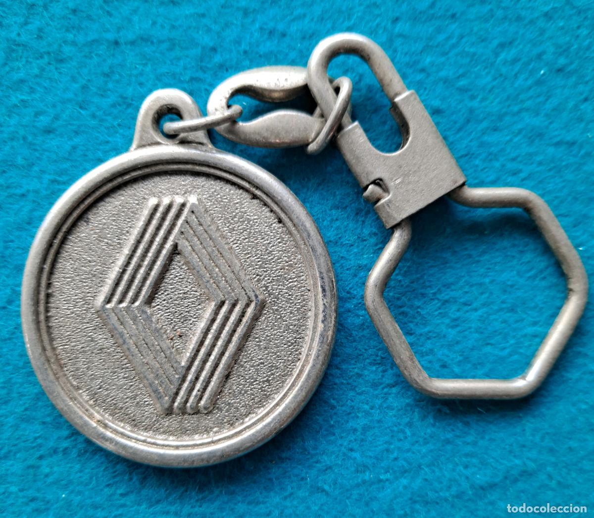 Coleccionismo de llaveros: RW LLAVERO METALICO AUTOMOVIL MARCA RENAULT PUBLICIDAD REVERSO MANUEL TAMARIT TALLERES MEDITERRANEO