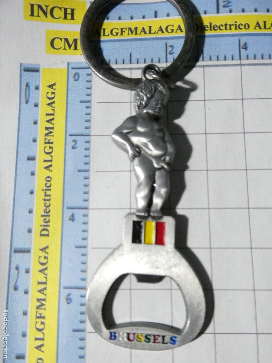 Collectionnisme de portes-cl&eacute;s: LLAVERO DE TURISMO. BRUSELAS B&Eacute;LGICA. ABRIDOR BOTELL&Iacute;N MANNEKEN PIS