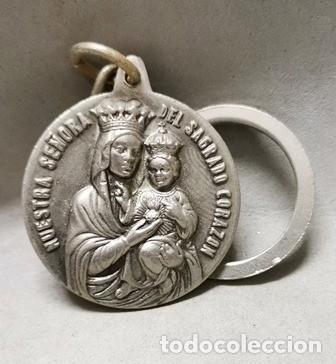 Coleccionismo de llaveros: LLAVERO DE METAL NUESTRA SE&Ntilde;ORA DEL SAGRADO CORAZON - LLAV-25919 - B-972