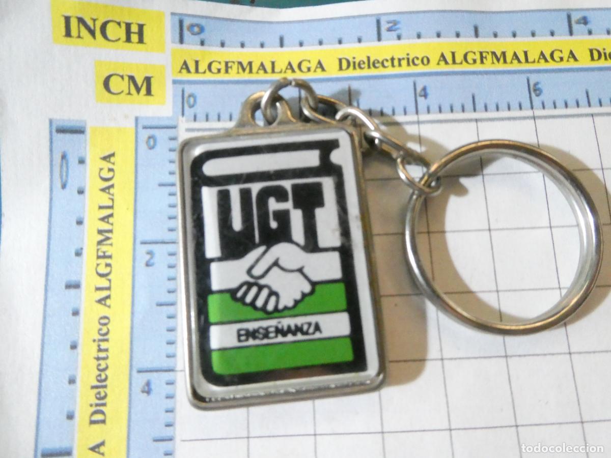 Colecionismo de porta-chaves: LLAVERO POL&Iacute;TICO SINDICAL. UGT ENSE&Ntilde;ANZA M&Aacute;LAGA