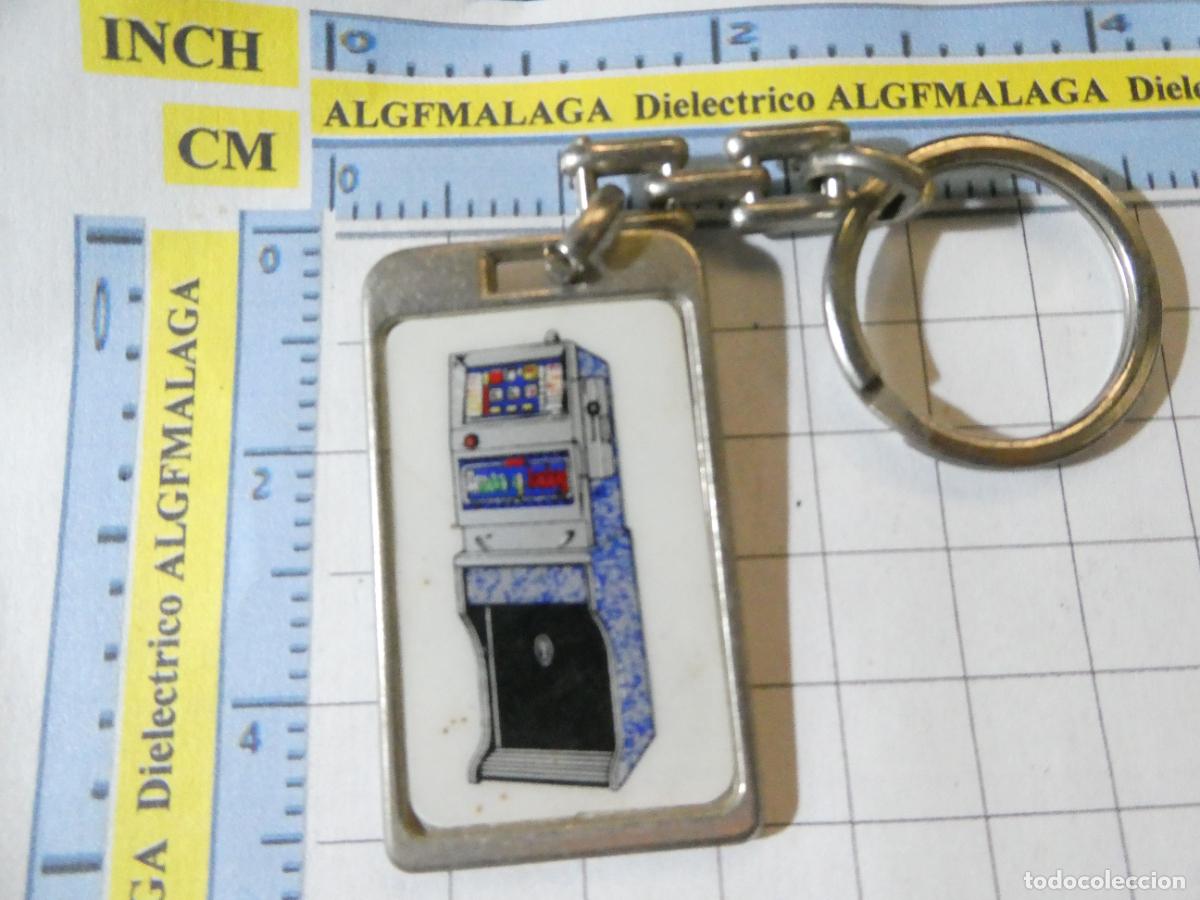 Colecionismo de porta-chaves: LLAVERO M&Aacute;QUINAS RECREATIVAS AZAR TRAGAPERRAS FRUIT MACHINE. SPA MATIC MADRID