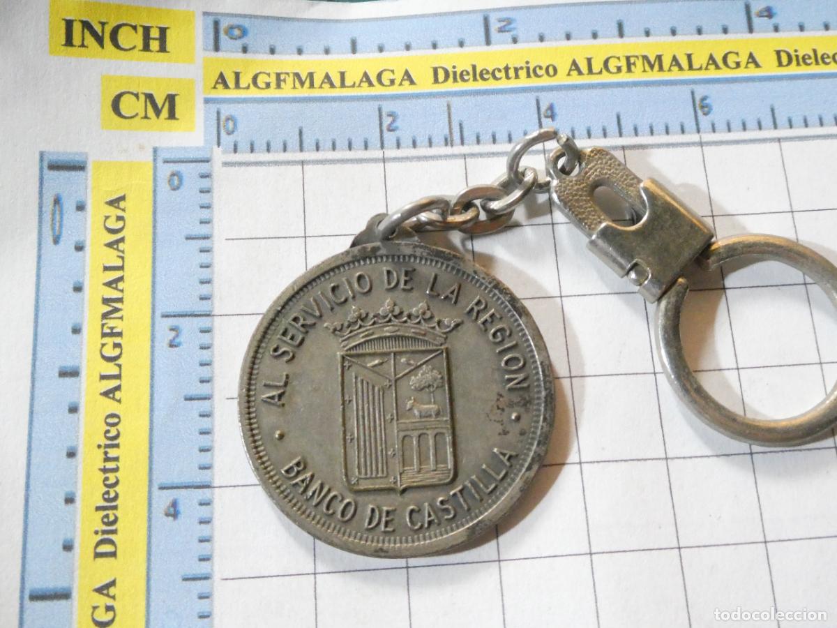 Collection of Keychains: LLAVERO DE BANCOS CAJAS DE AHORRO. BANCO DE CASTILLA 1978 ACUEDUCTO SEGOVIA