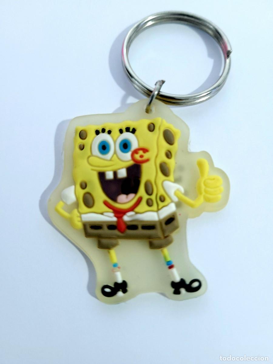 Coleccionismo de llaveros: LLAVERO DE GOMA. BOB ESPONJA - Foto 1
