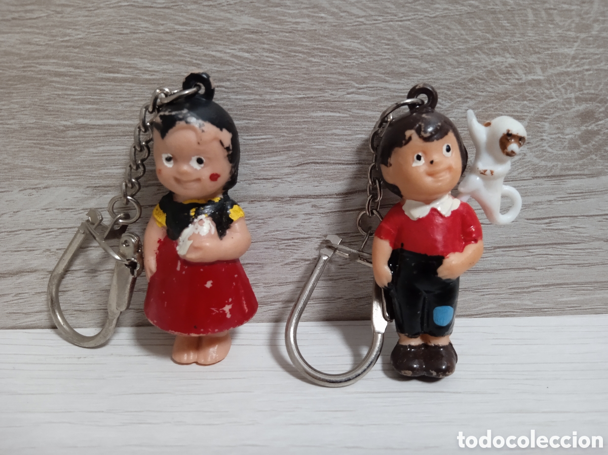 Coleccionismo de llaveros: MARCO Y HEIDI lote llavero