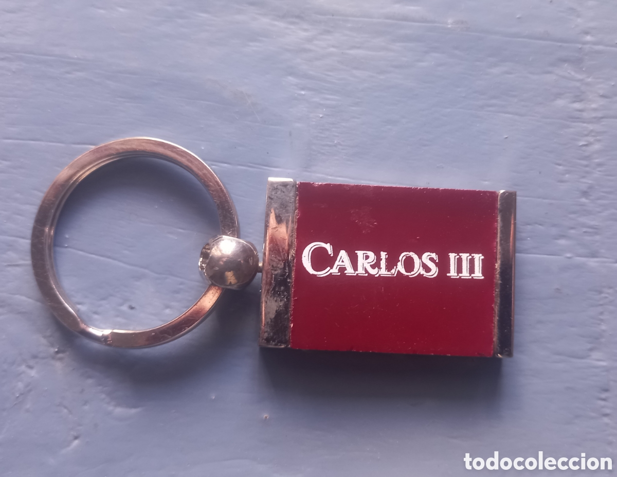 Coleccionismo de llaveros: Bonito llavero de Carlos III - Foto 1