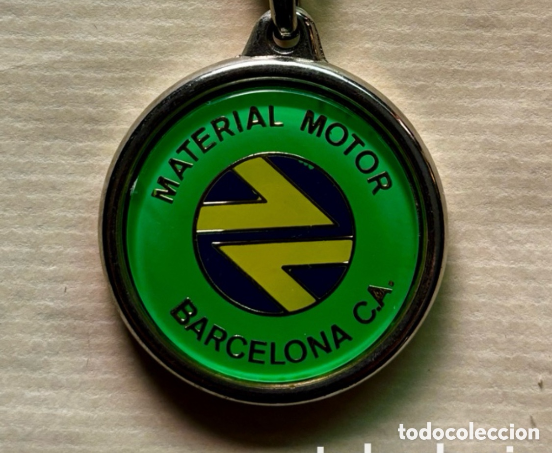 Coleccionismo de llaveros: Llavero RENFE &ldquo;Material Motor Barcelona CA - Foto 1