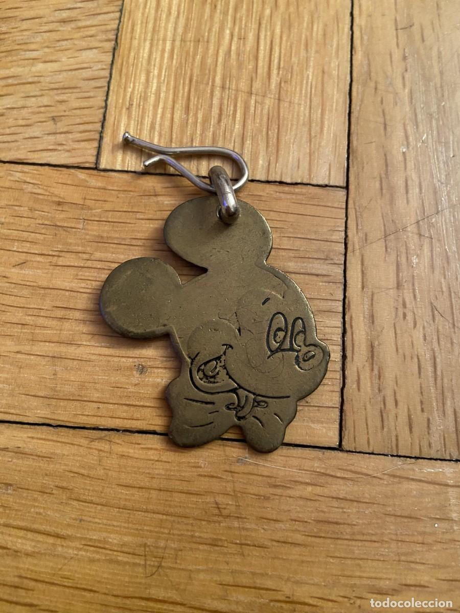 Coleccionismo de llaveros: ANTIGUO LLAVERO DE CHAPA METAL METALICO DE MICKEY MOUSE WALT DISNEY