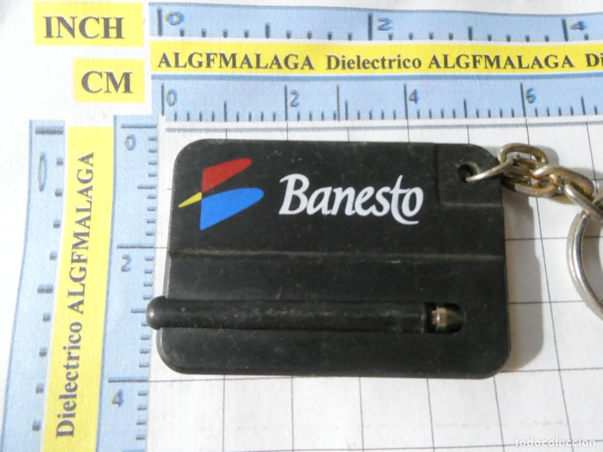 Sammlung von Schl&uuml;sselanh&auml;ngern: LLAVERO DE BANCOS CAJAS DE AHORRO. BANESTO CON BOL&Iacute;GRAFO