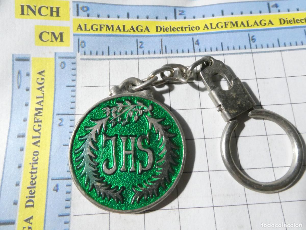Collection of Keychains: LLAVERO RELIGIOSO SEMANA SANTA. HERMANDAD POLLINICA MARBELLA M&Aacute;LAGA
