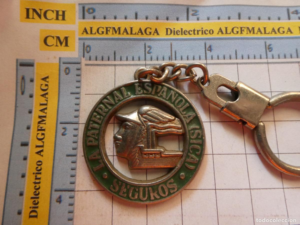 Collection of Keychains: LLAVERO DE BANCOS ASEGURADORAS LA PATERNAL ESPA&Ntilde;OLA SEGUROS SICA