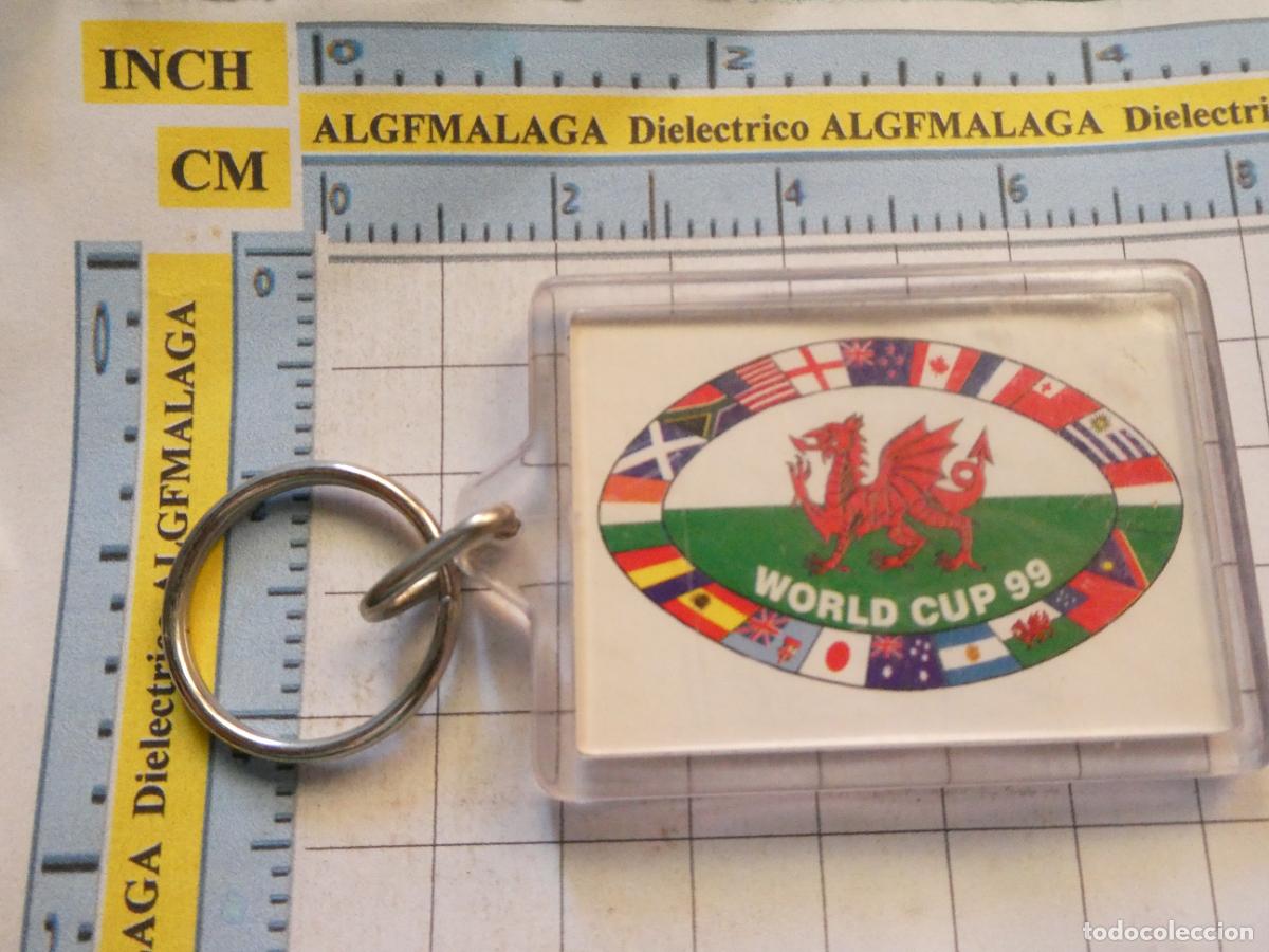 Collection of Keychains: LLAVERO DE DEPORTES. RUGBY. MUNDIAL DE RUGBY COPA MUNDO GALES 1999