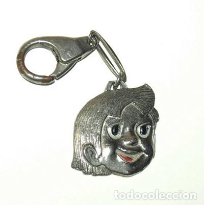 Coleccionismo de llaveros: ANTIGUO LLAVERO DE HEIDI - CABEZA - METAL - PERSONAJE DE DIBUJOS ANIMADOS Y CINE - NI&Ntilde;A