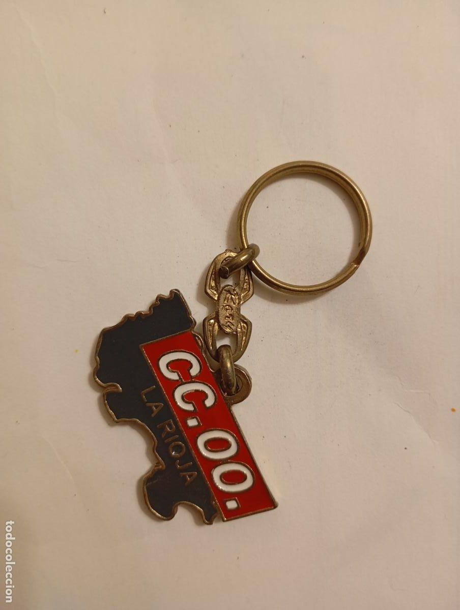Collezionismo di Portachiavi: LLAVERO COMISIONES OBRERAS DE LA RIOJA. CAR117