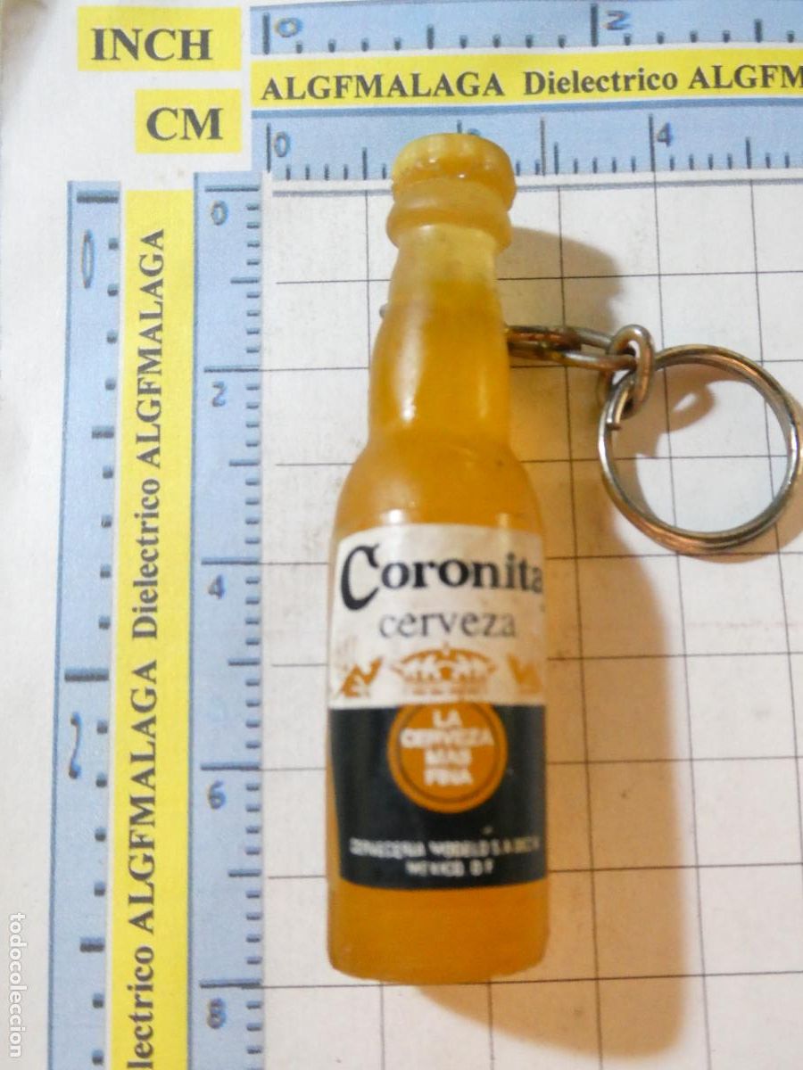 Coleccionismo de llaveros: LLAVERO DE BEBIDAS. GOMA DE BORRAR. BOTELLA CORONITA M&Eacute;XICO