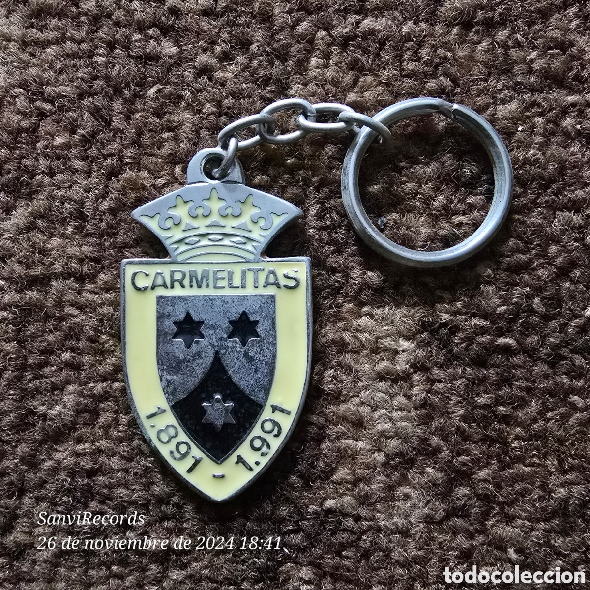 Collection of Keychains: LLAVERO CARMELITAS 1891 - 1991