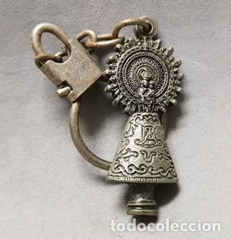 Coleccionismo de llaveros: LLAVERO DE METAL VIRGEN DEL PILAR - LLAV-26291 - B-989