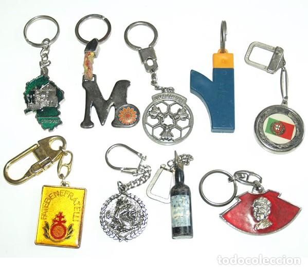 Collezionismo di Portachiavi: LOTE DE LLAVEROS VARIADOS - LETRA M - BOLI - RECUERDO DE C&Oacute;RDOBA - BOTELLA - PUBLICIDAD ETC- LLAVERO