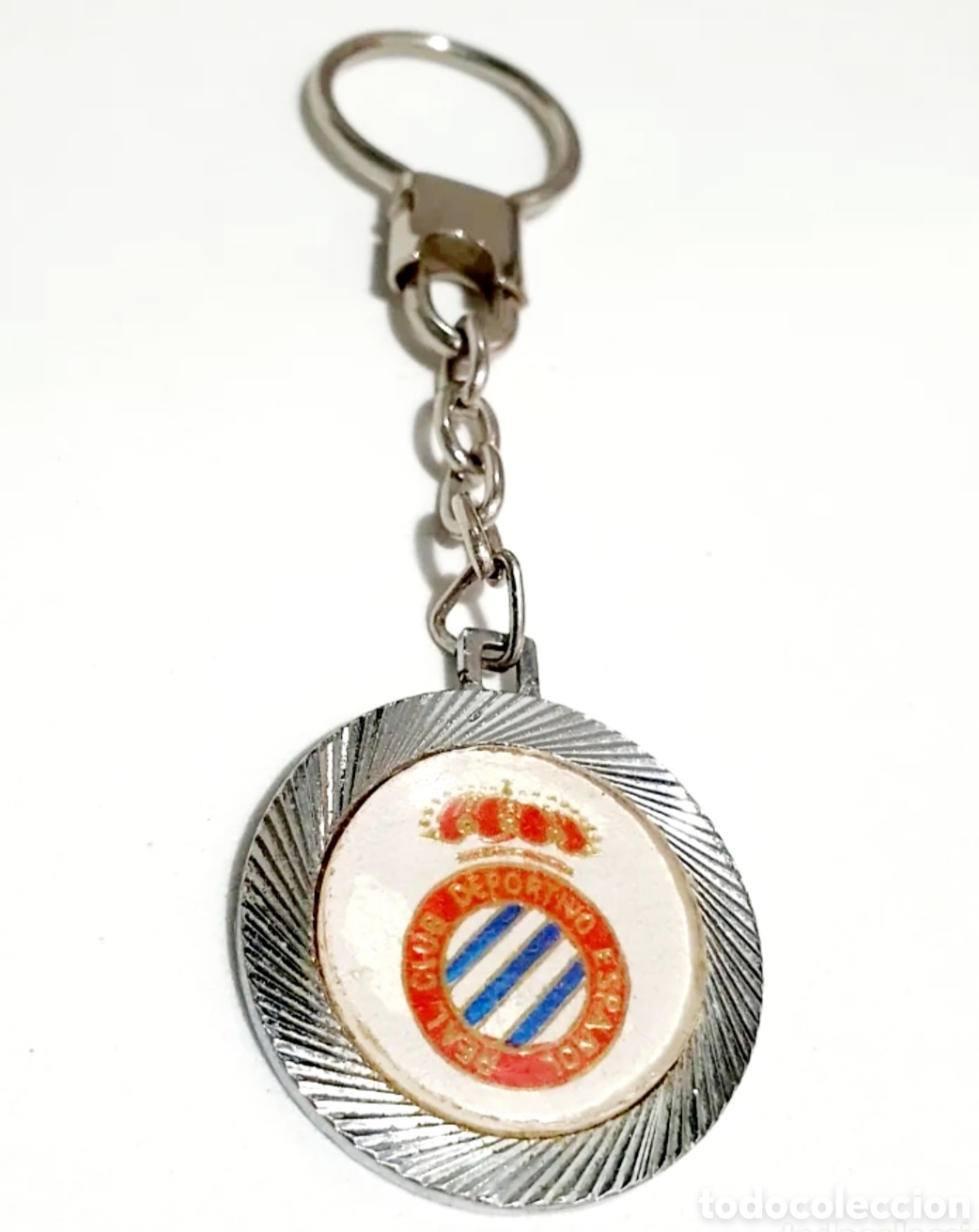 Coleccionismo de llaveros: LLAVERO RCD ESPA&Ntilde;OL ORIGINAL DE LA &Eacute;POCA - Foto 1