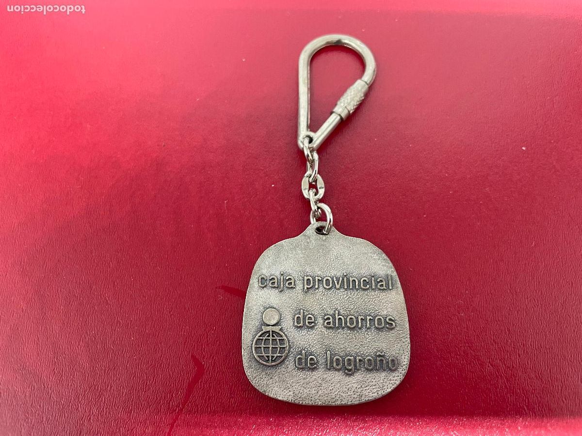 Coleccionismo de llaveros: Antiguo llavero &rdquo;Caja Provincial de Ahorros de Logro&ntilde;o&rdquo;. CAR03