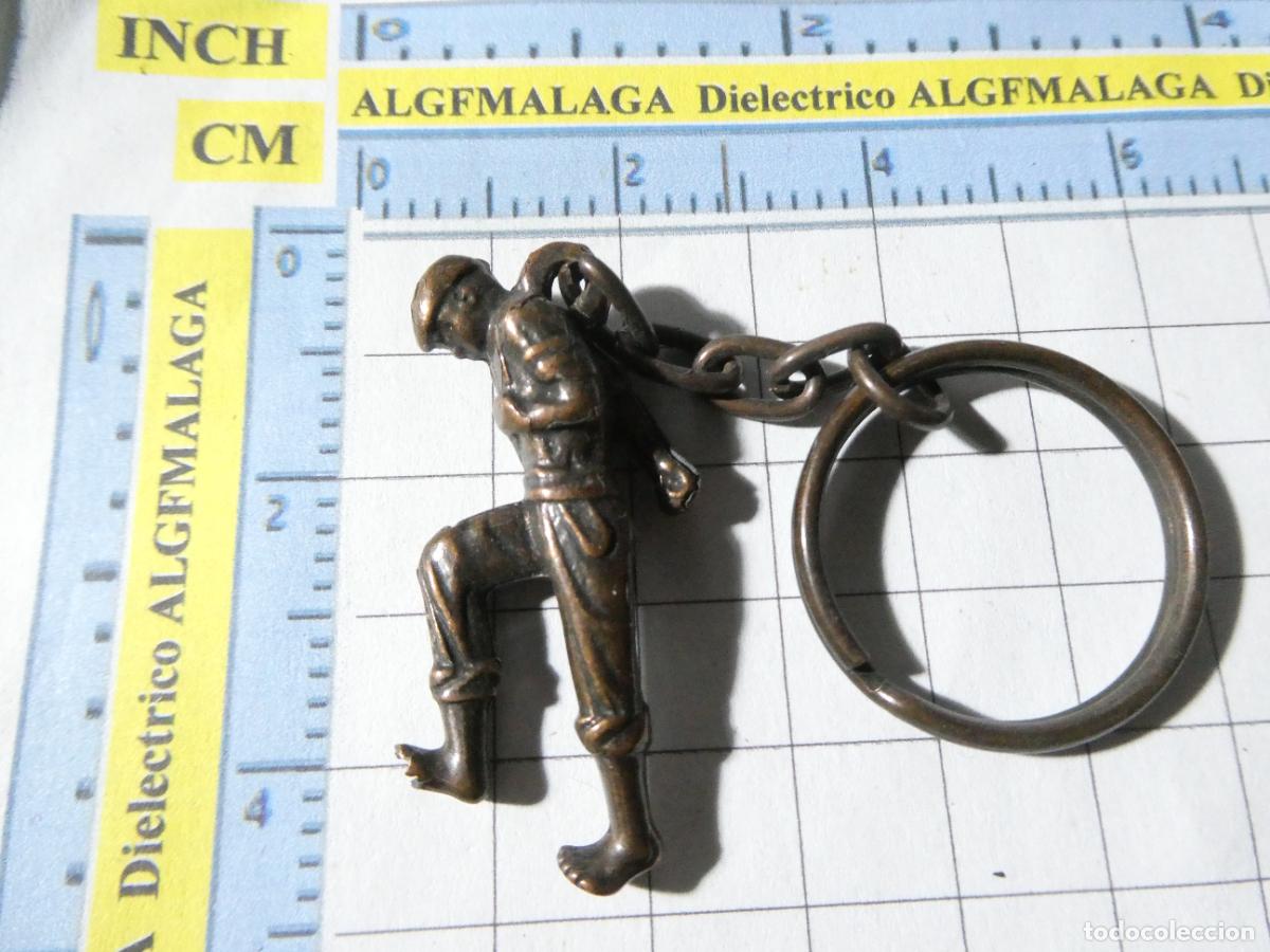 Collectionnisme de portes-cl&eacute;s: LLAVERO DE FIGURITAS MINIATURAS. HOMBRE PESCADOR TIRANDO RED COPO