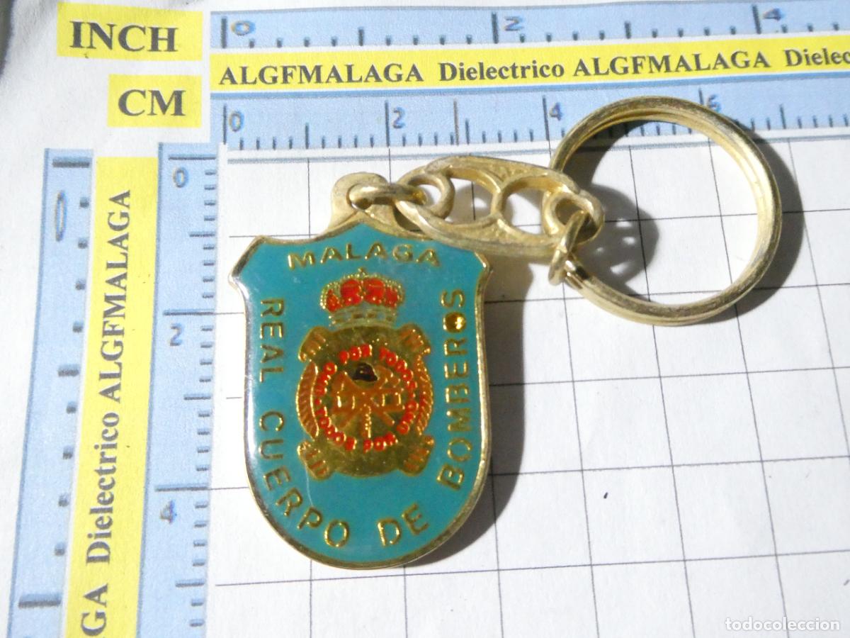 Sammlung von Schl&uuml;sselanh&auml;ngern: LLAVERO DE BOMBEROS. ASOCIACI&Oacute;N DEPORTIVA CULTURAL BOMBEROS EL ESCAL&Iacute;N M&Aacute;LAGA