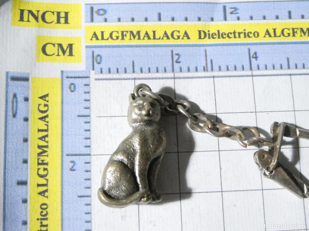 Collectionnisme de portes-cl&eacute;s: LLAVERO DE MINIATURAS FIGURITAS. ANIMALES. GATO