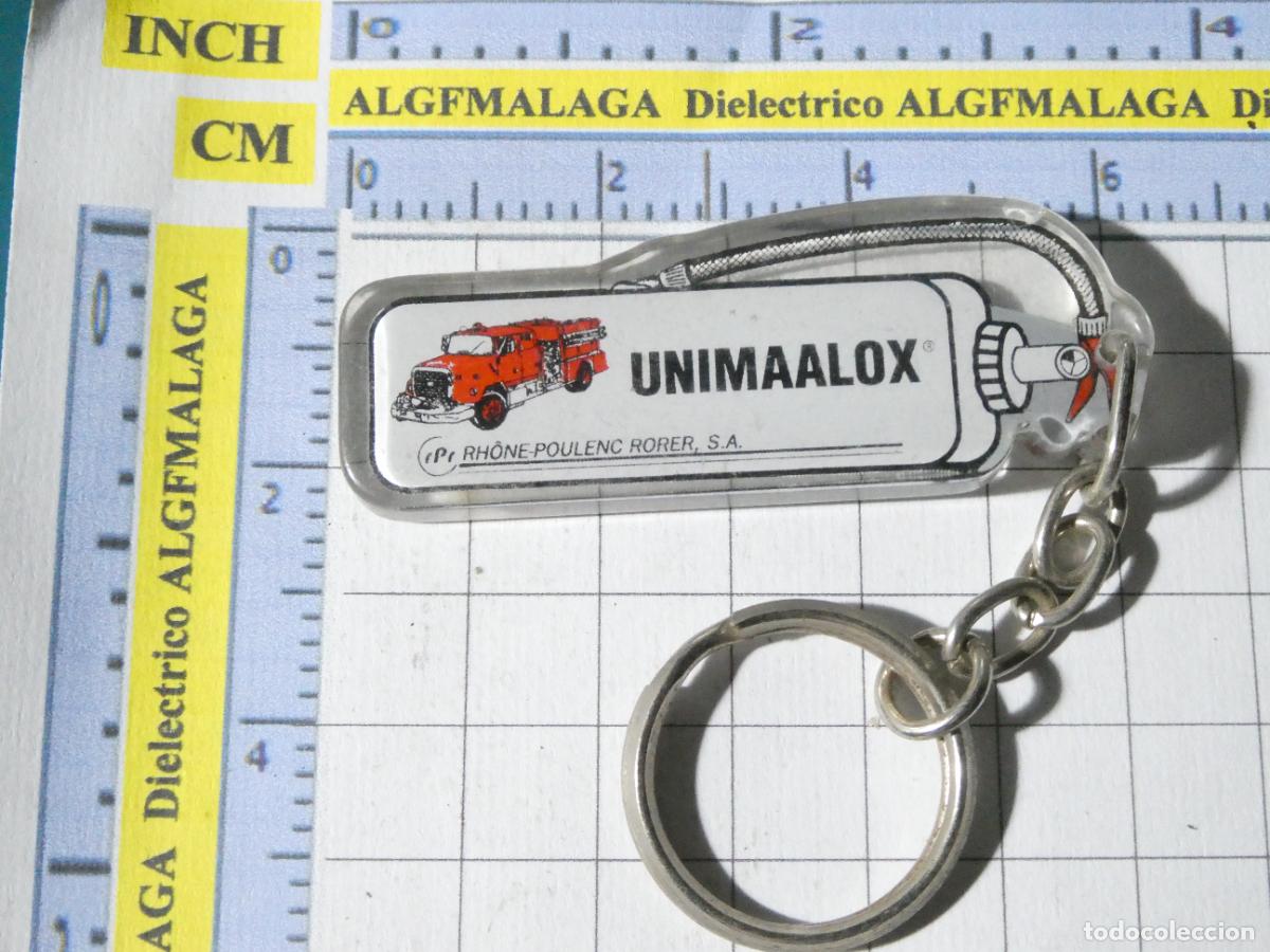 Sammlung von Schl&uuml;sselanh&auml;ngern: LLAVERO DE BOMBEROS. EXTINTOR FUEGO CAMI&Oacute;N BOMBEROS UNIMAALOX