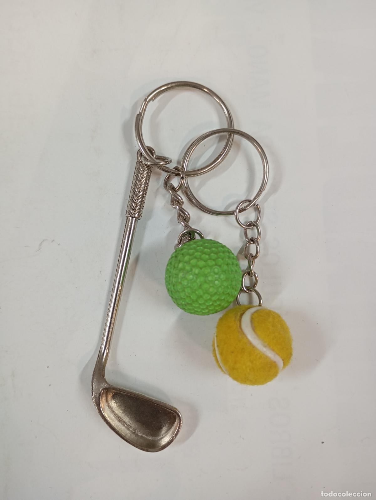 Colecionismo de porta-chaves: LLAVERO PALO Y PELOTAS DE GOLF. CAR134