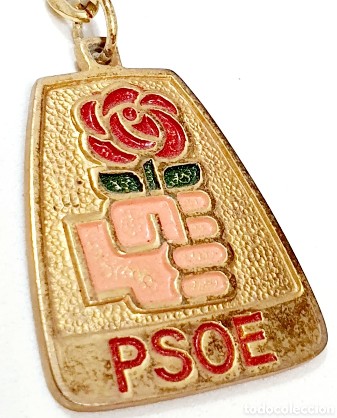 Coleccionismo de llaveros: LLAVERO PSOE ORIGINAL DE LA &Eacute;POCA - Foto 1