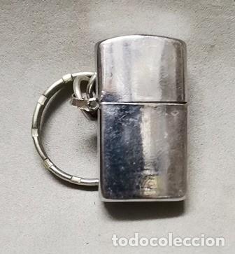 Coleccionismo de llaveros: LLAVERO DE METAL MINI MECHERO ESTILO ZIPPO - LLAV-26810 - B-1009
