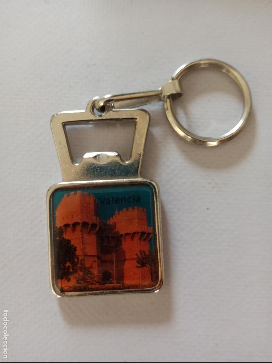 Sammlung von Schl&uuml;sselanh&auml;ngern: LLAVERO DE METAL VALENCIA - BAR COLONIA (ALDAYA) (116C)