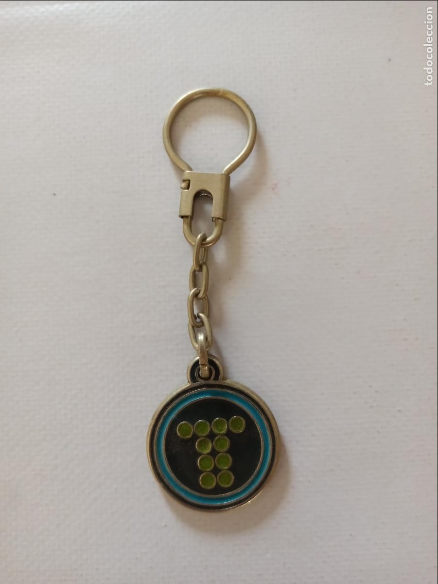 Sammlung von Schl&uuml;sselanh&auml;ngern: LLAVERO DE METAL ESMALTADO TELEFONICA (116C)