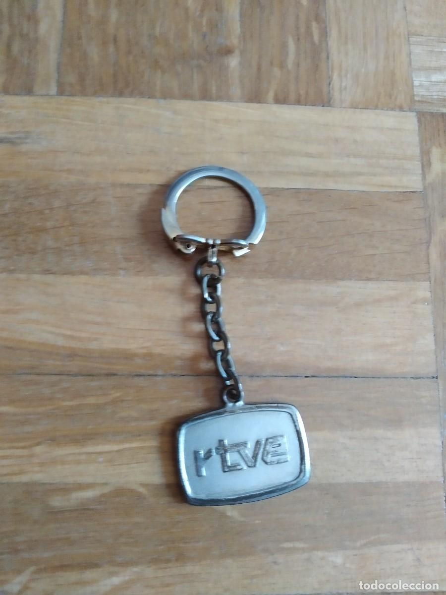 Collectionnisme de portes-cl&eacute;s: LLAVERO RTVE RADIO TELEVISION ESPA&Ntilde;OLA. DORSO CON AGUILA FRANQUISTA FRANCO VER FOTOS