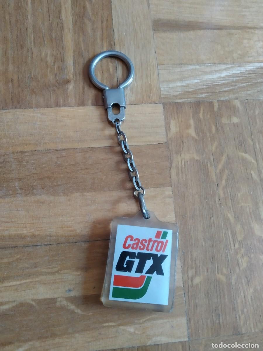 Collection of Keychains: LLAVERO LUBRICANTES CASTROL GTX. EN METACRILATO IGUAL AMBAS CARAS VER FOTOS