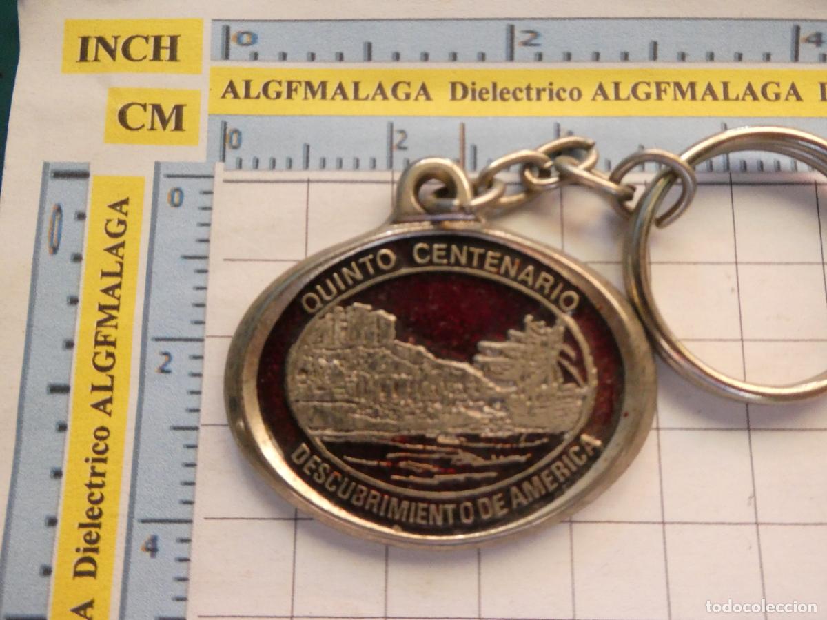 Collectionnisme de portes-cl&eacute;s: LLAVERO V CENTENARIO DEL DESCUBRIMIENTO DE AM&Eacute;RICA 1492 1992 PALOS DE LA FRONTERA