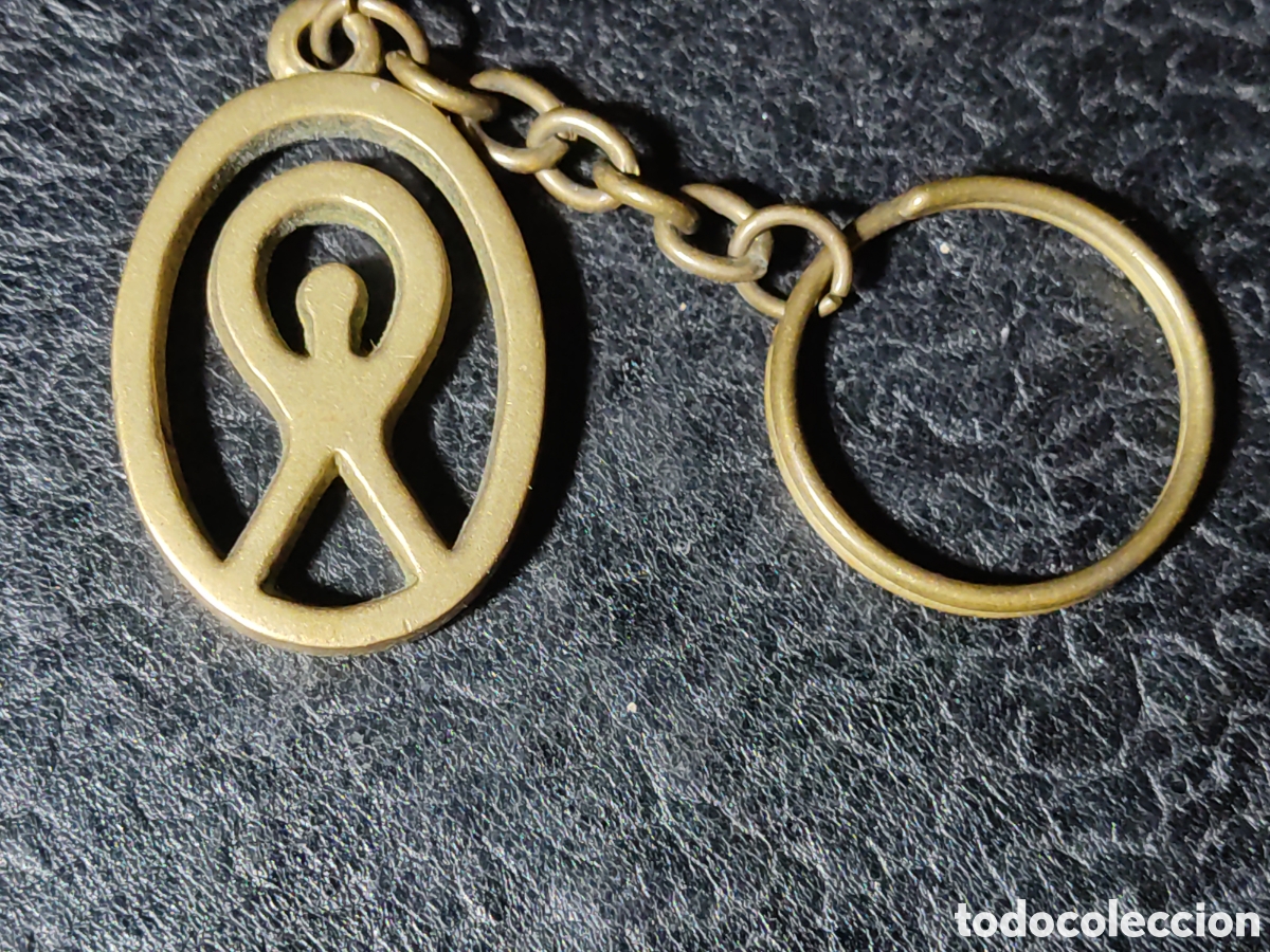 Coleccionismo de llaveros: Llavero del Indalo de bronce fundici&oacute;n, Amuleto protector,dije.Vintage.