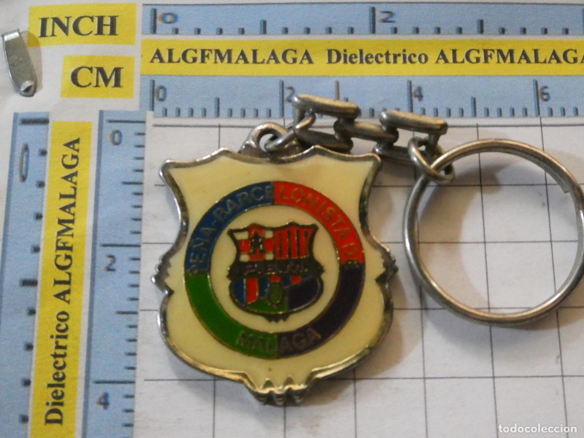Collection of Keychains: LLAVERO DE DEPORTES. F&Uacute;TBOL. FC BARCELONA. PE&Ntilde;A BARCELONISTA DE M&Aacute;LAGA