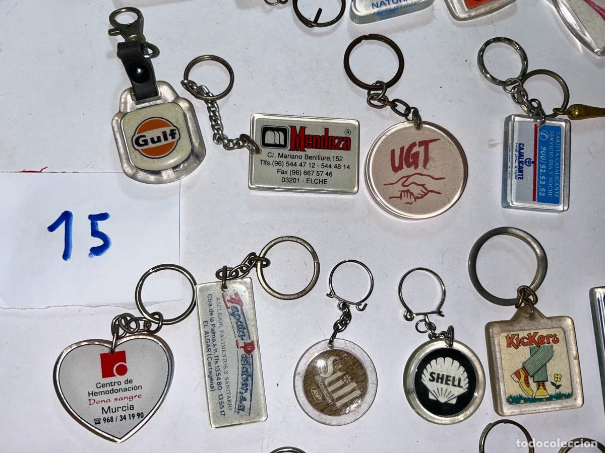 Coleccionismo de llaveros: LOTE 15 DE LLAVEROS MARCAS - Foto 4