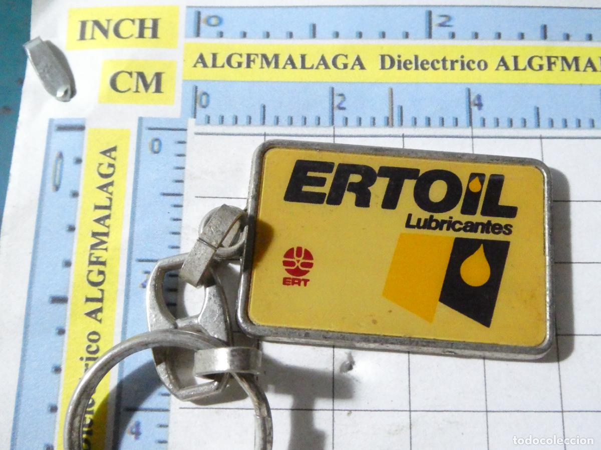 Collectionnisme de portes-cl&eacute;s: LLAVERO DE COCHES MOTOS. ERTOIL LUBRICANTES. GASOLINERA TANA M&Aacute;LAGA